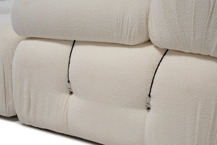 Atelier Del Sofa Bubble 3 Seater Bouclette Blanco